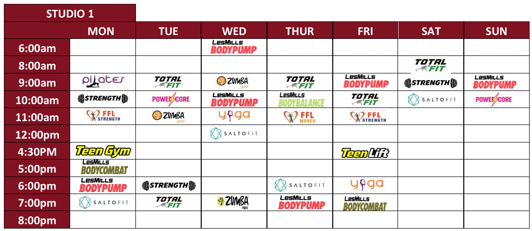 Class timetable