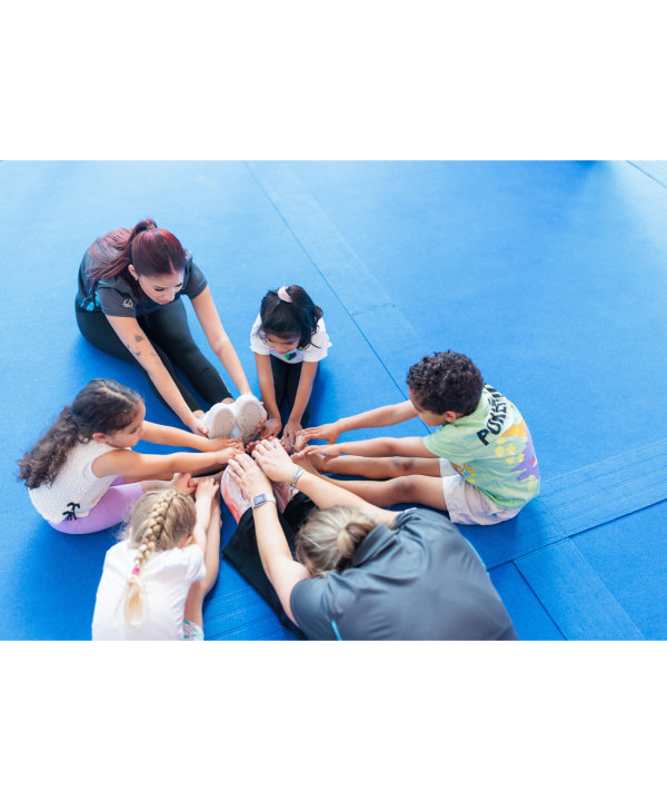 Gymnastics Coaches and Kids at RRC