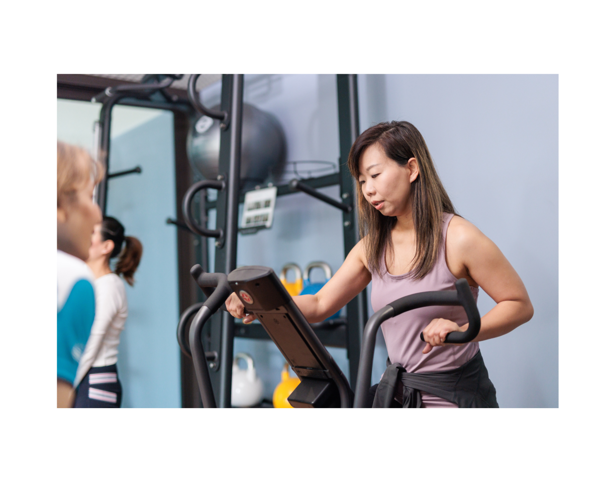 Woman exercising 