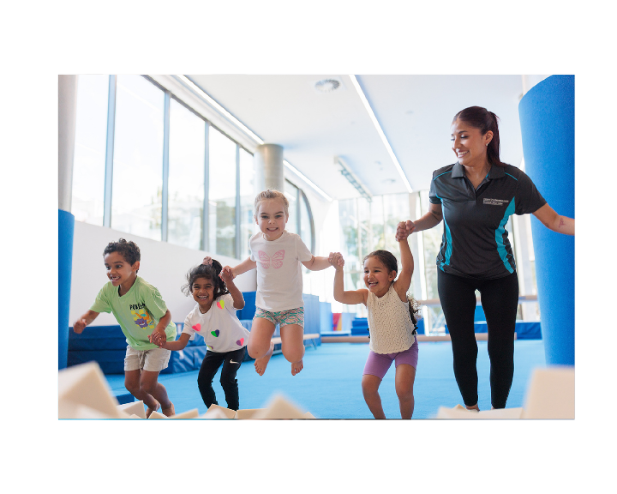Kids jumping