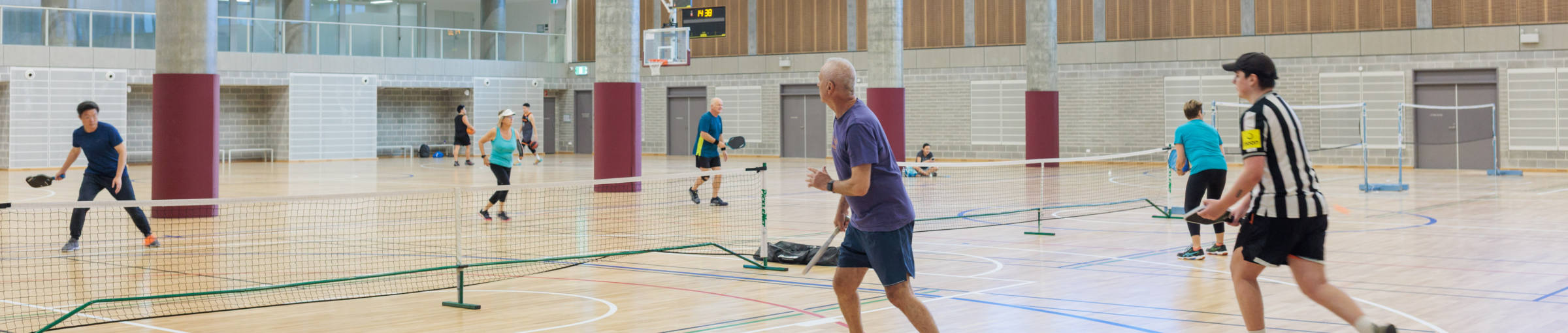 Rhodes Recreation Centre Pickleball Players