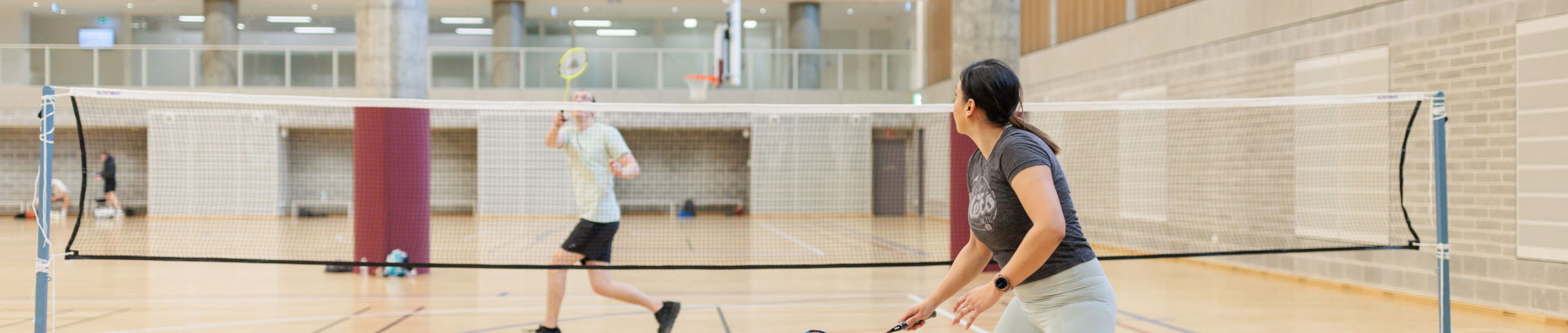 Rhodes Recreation Centre Badminton Players