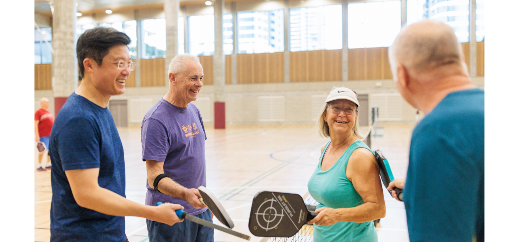 Rhodes Recreation Centre Pickleball Players