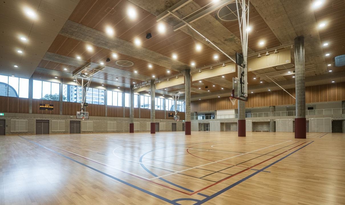 Indoor sports courts