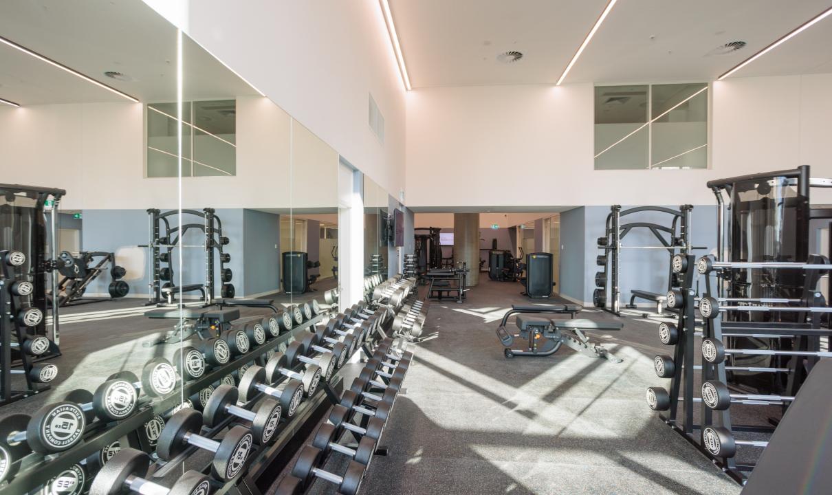 Rhodes Recreation Centre Gym Floor Dumbbell