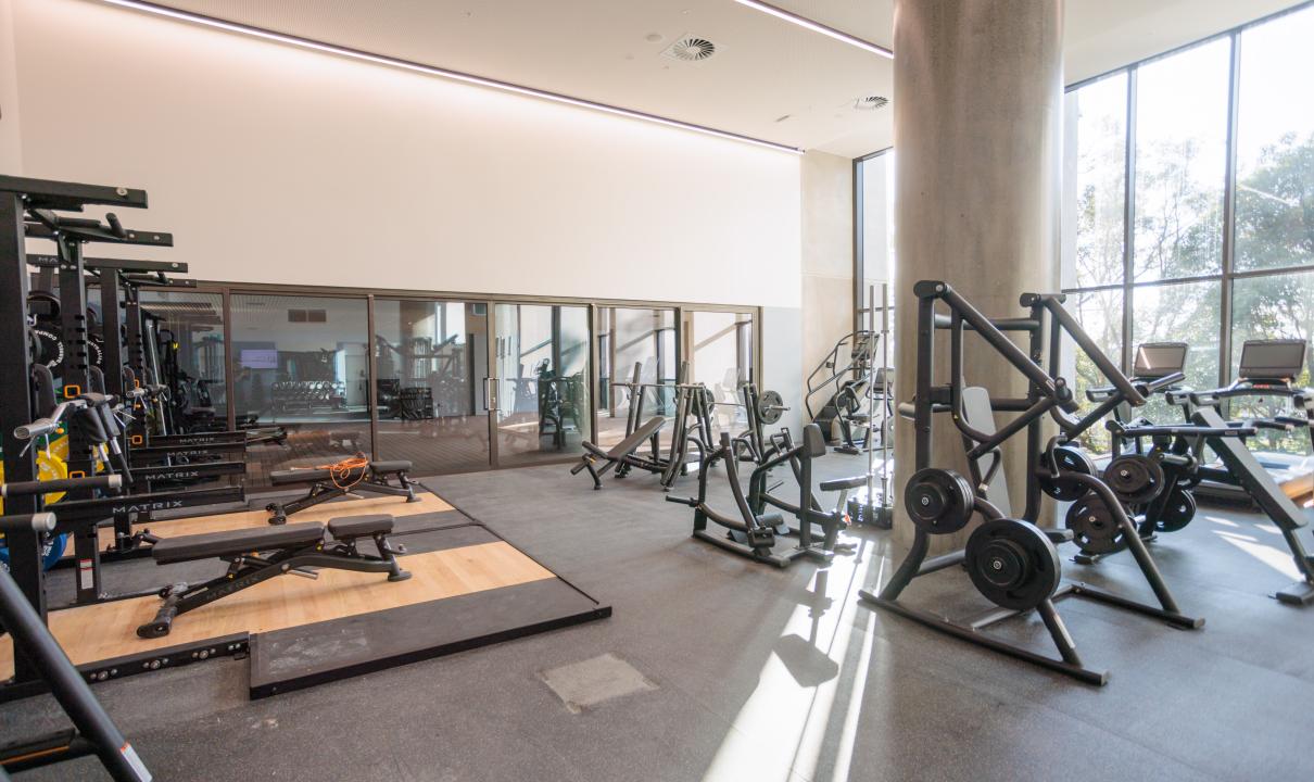 Rhodes Recreation Centre Gym Floor Squat 