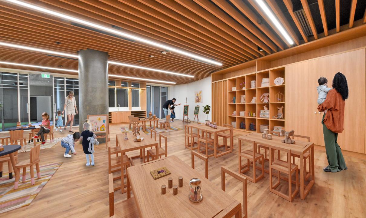 Indoor of a childcare centre