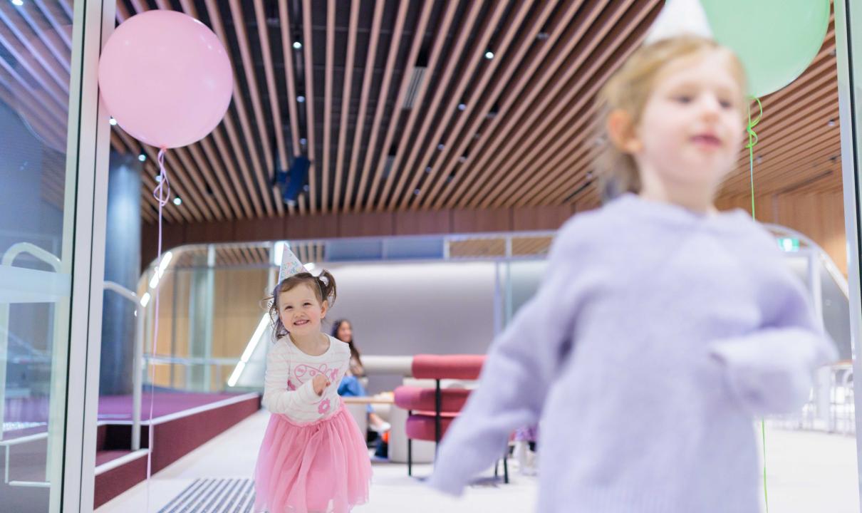 Children's party at The Canvas