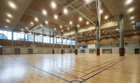 Indoor sports courts