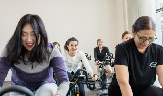 Rhodes Recreation Centre Personal Trainer and Member