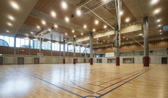 Indoor sports courts