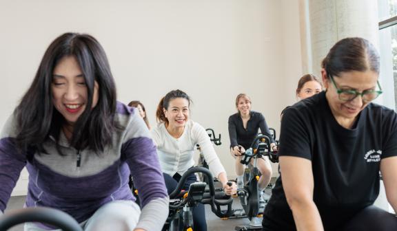 Rhodes Recreation Centre Personal Trainer and Member
