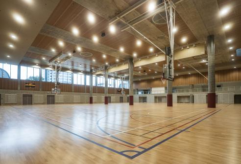 Indoor sports courts